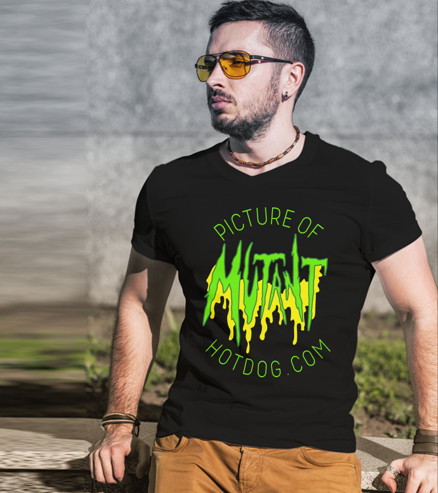 Picture Of Mutant Hotdog.com T-Shirt