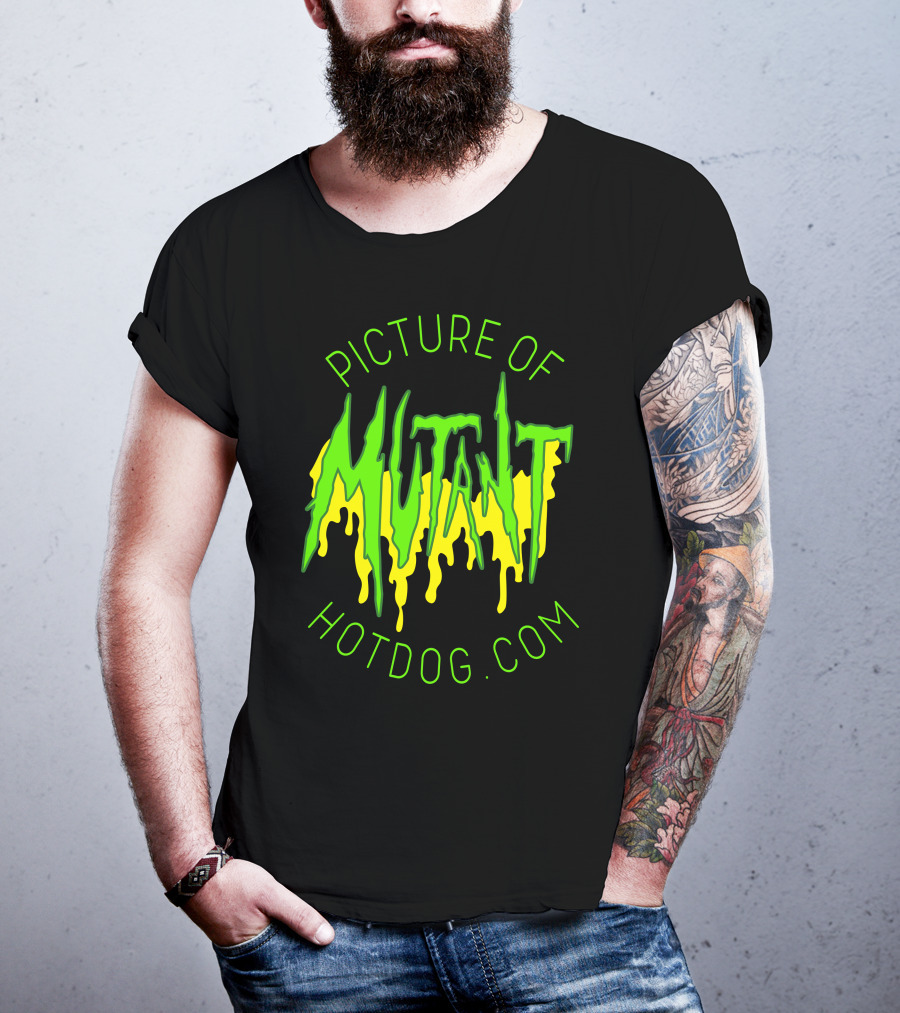 Picture Of Mutant Hotdog.com T-Shirt