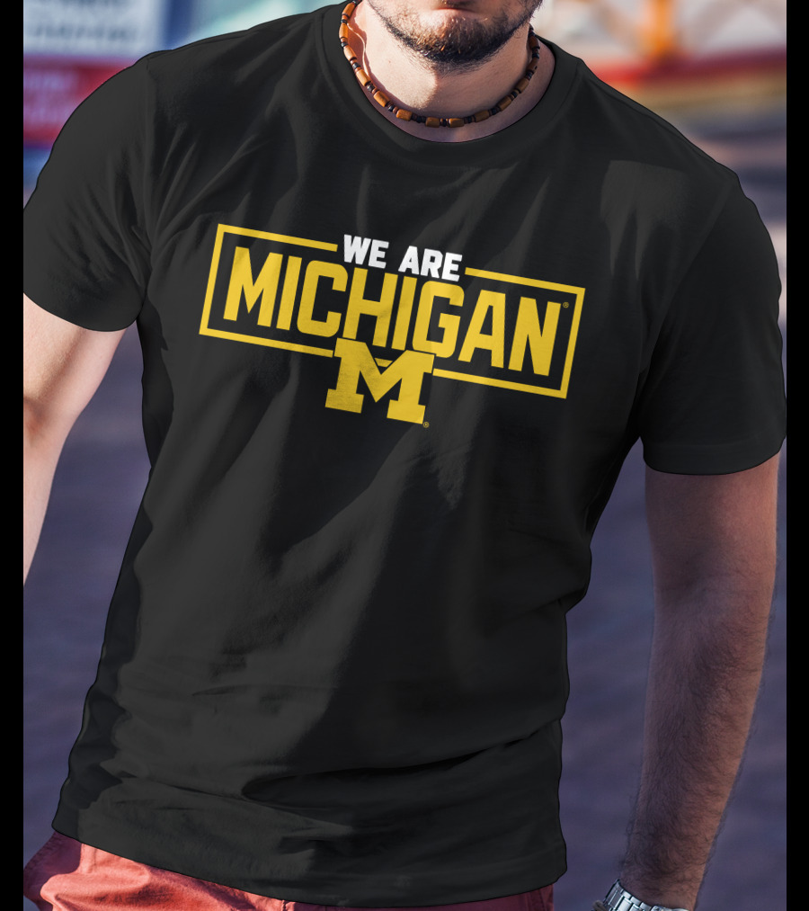 WE ARE MICHIGAN Block M T-Shirt