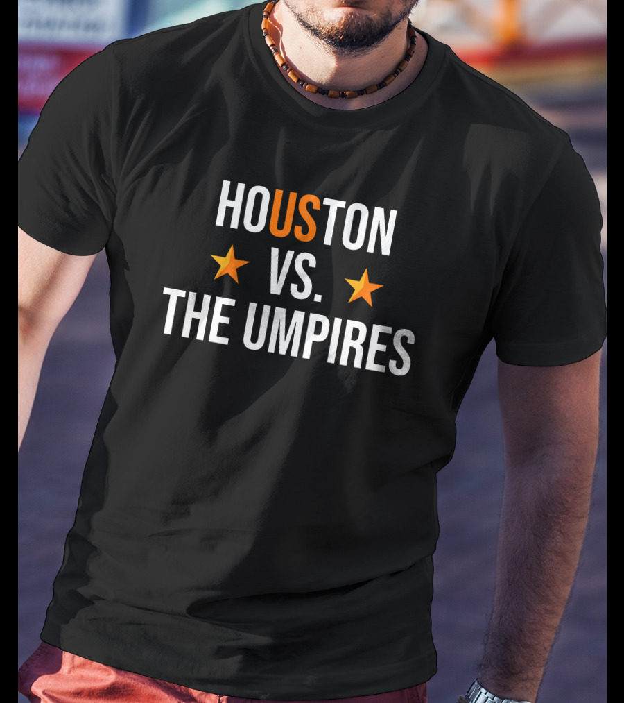 HOUSTON VS. THE UMPIRES Orange Star T-Shirt