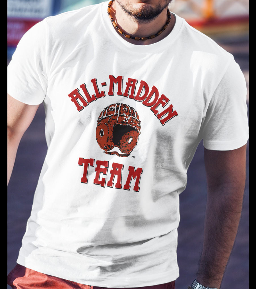 All Madden Team 1992 Old School Football Video T-Shirt