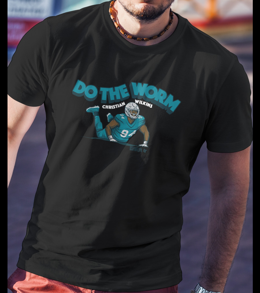 Christian Wilkins Do The Worm Football T-Shirt