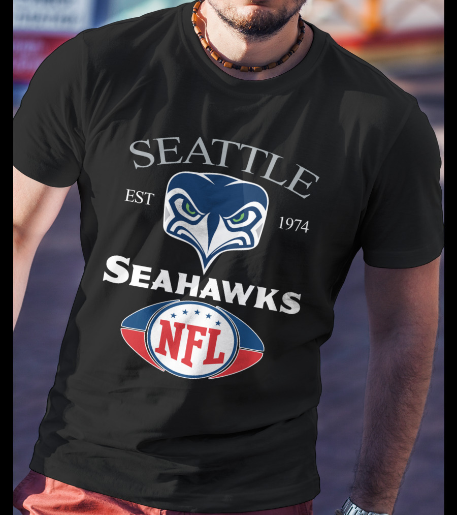 Seattle Seahawks 14 Est 1974 Nfl T-Shirt