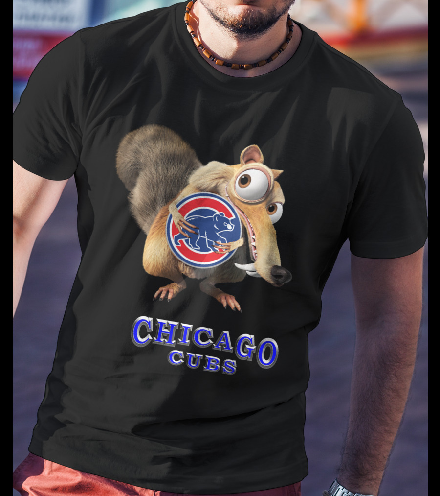 Chicago Cubs Scrat Logo T-Shirt