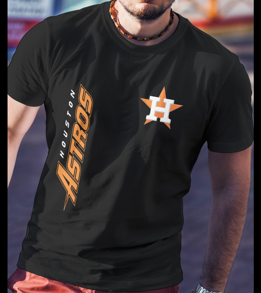 Houston Astros Mlb Team Logo H Star T-Shirt