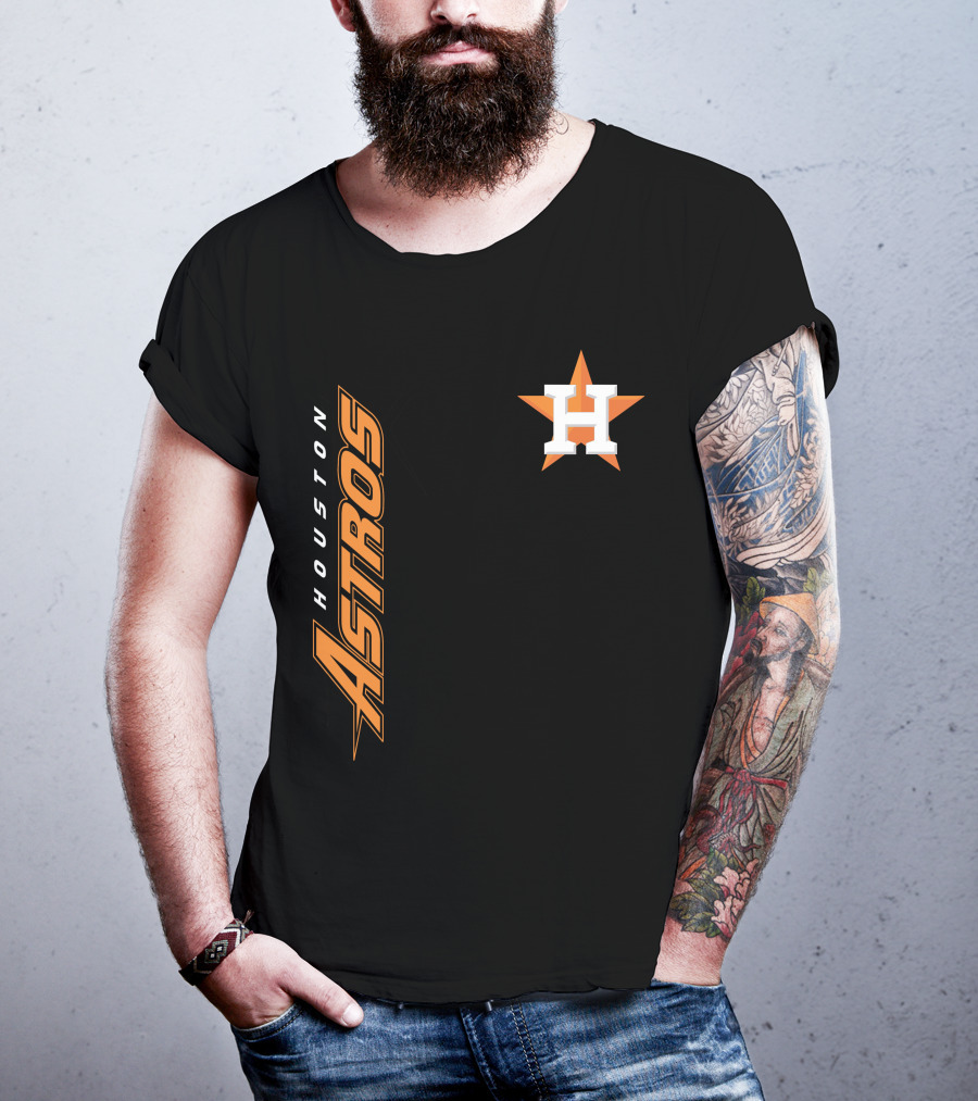 Houston Astros Mlb Team Logo H Star T-Shirt