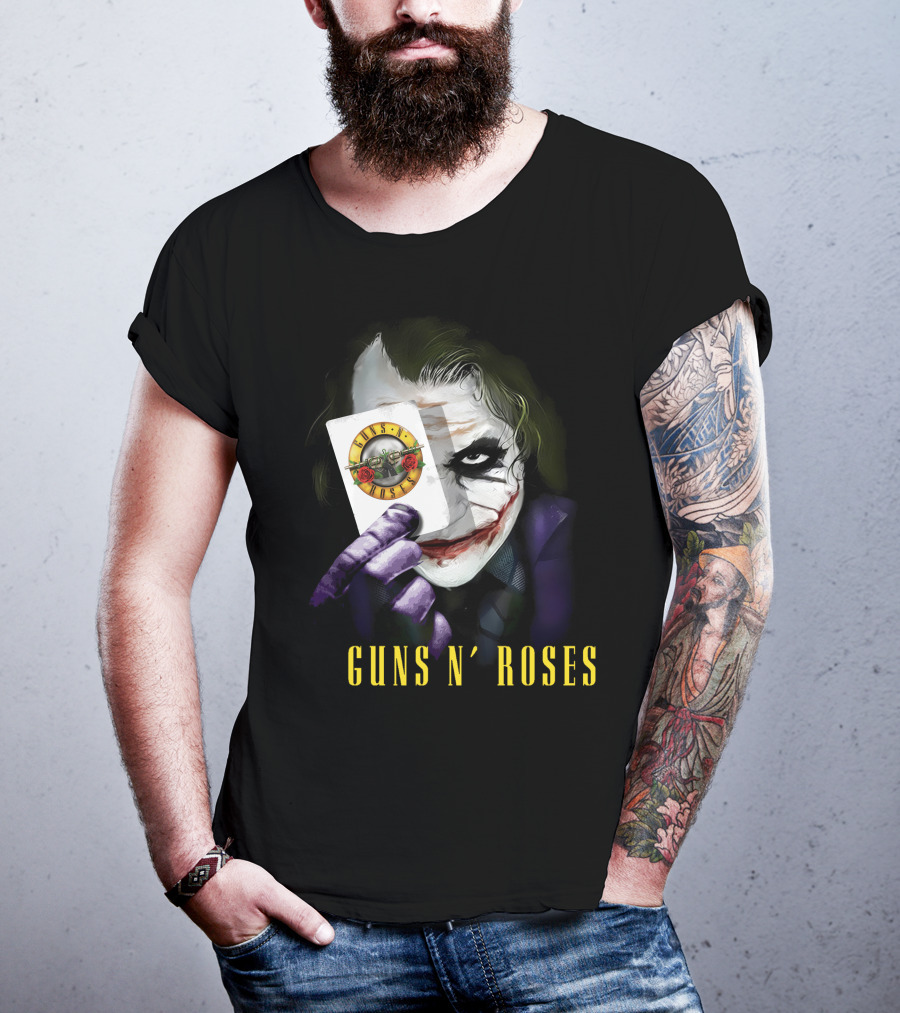 Guns N' Roses Joker Playing Card T-Shirt