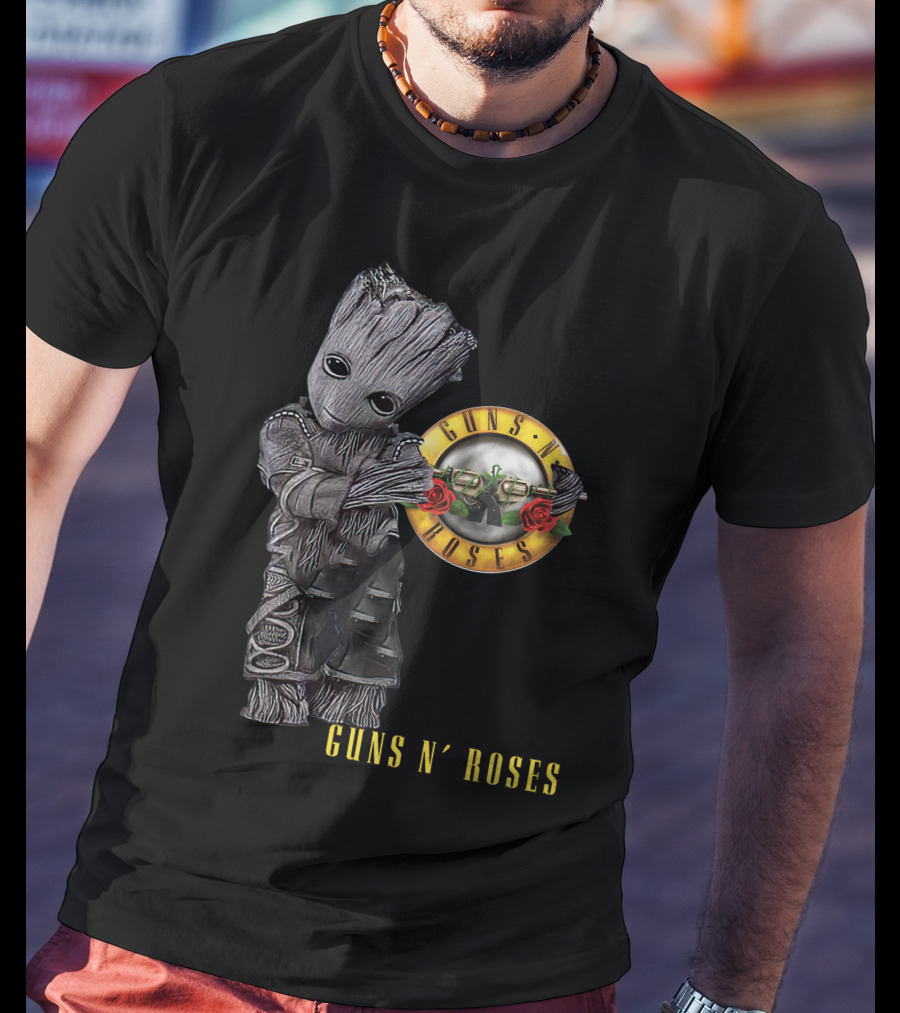 Guns N' Roses Groot Mashup T-Shirt
