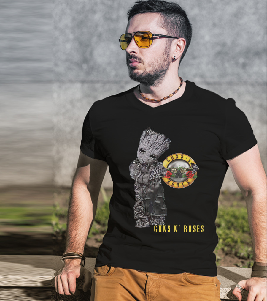 Guns N' Roses Groot Mashup T-Shirt
