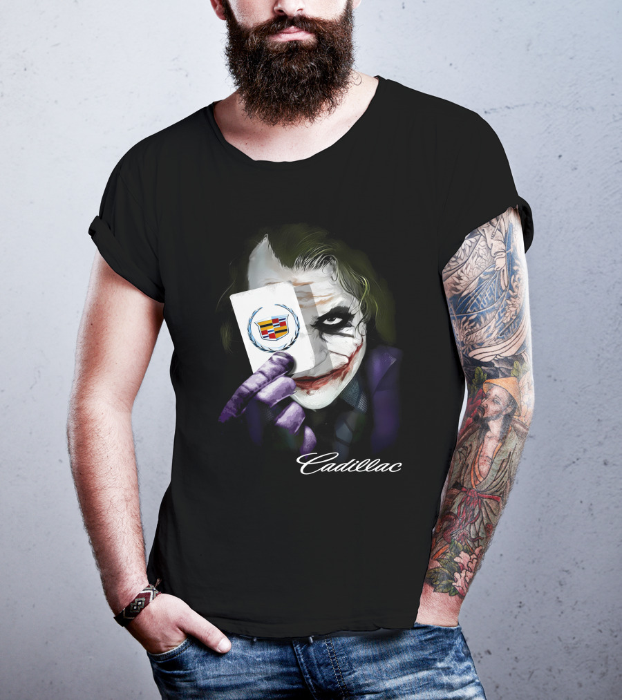 Cadillac Joker Playing Card T-Shirt