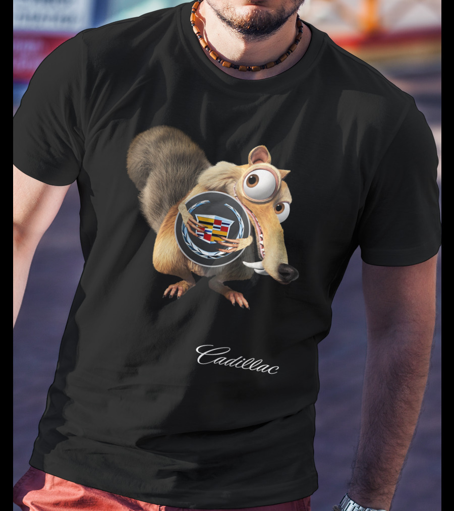 Scrat Cadillac Logo Crossover T-Shirt