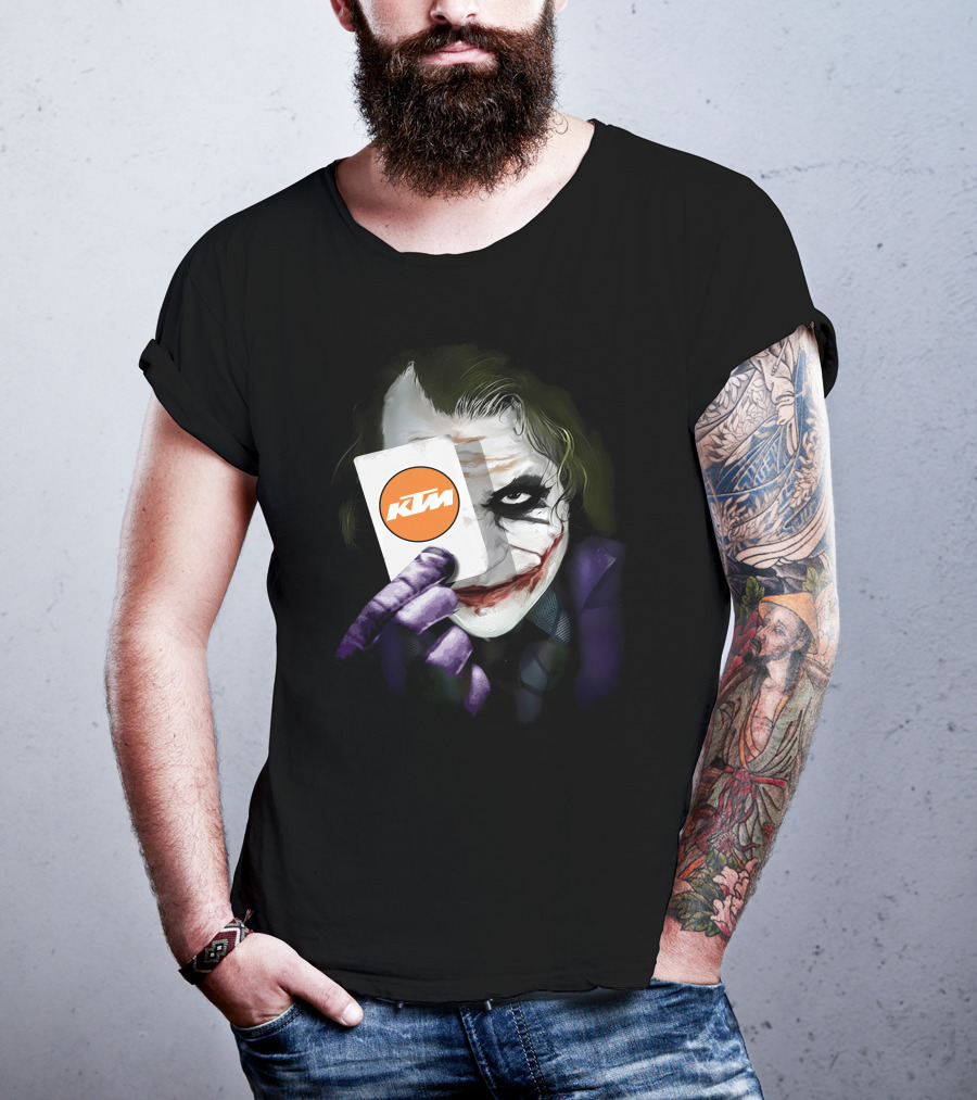 Ktm Joker Playing Card Face Paint T-Shirt