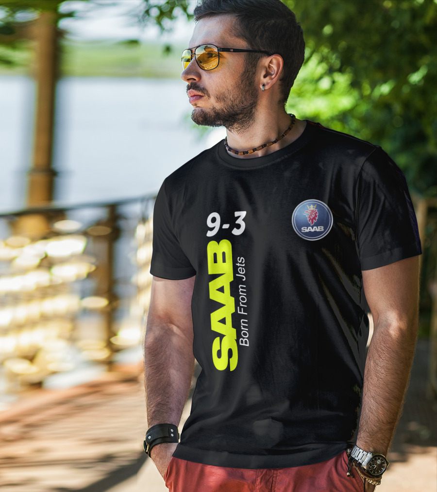 Saab 9-3 Born From Jets T-Shirt