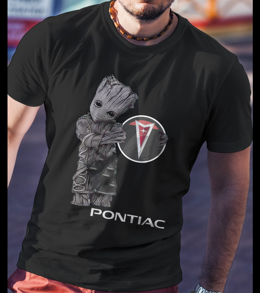Pontiac Logo Groot Character Fusion T-Shirt
