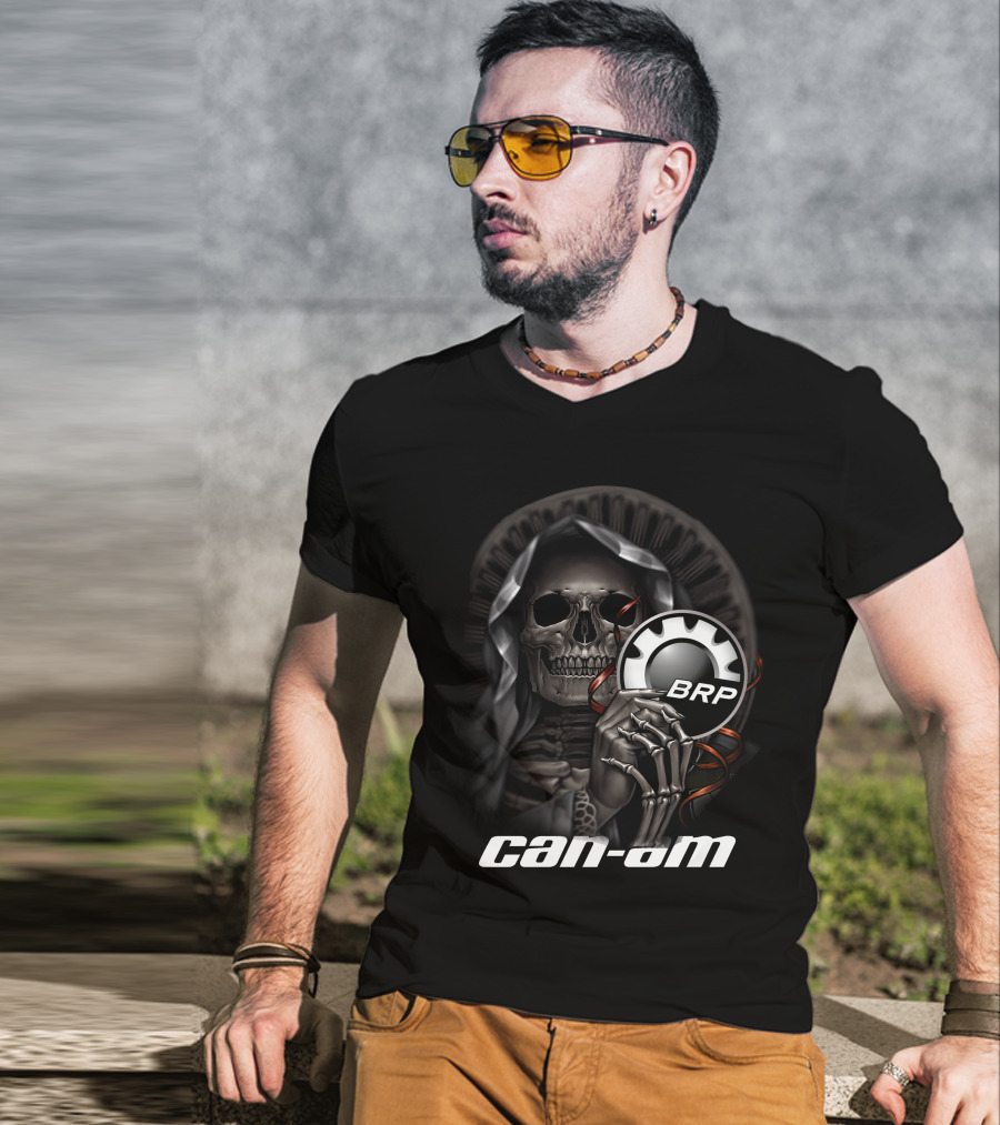 Can Am BRP Skull Grim Reaper T-Shirt