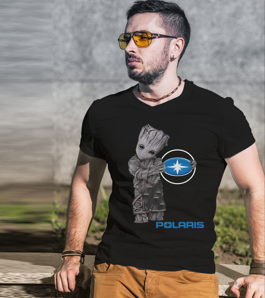 Polaris Cute Character Holding T-Shirt