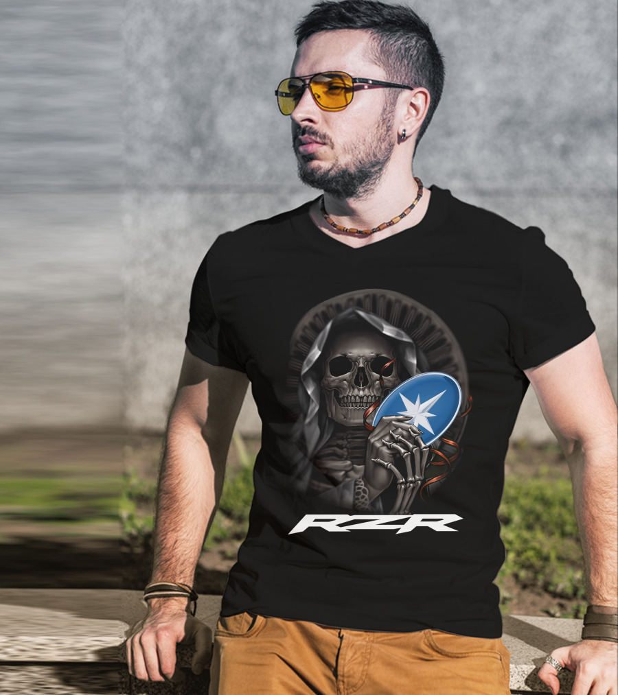 Rzr Grim Reaper Holding Star T-Shirt