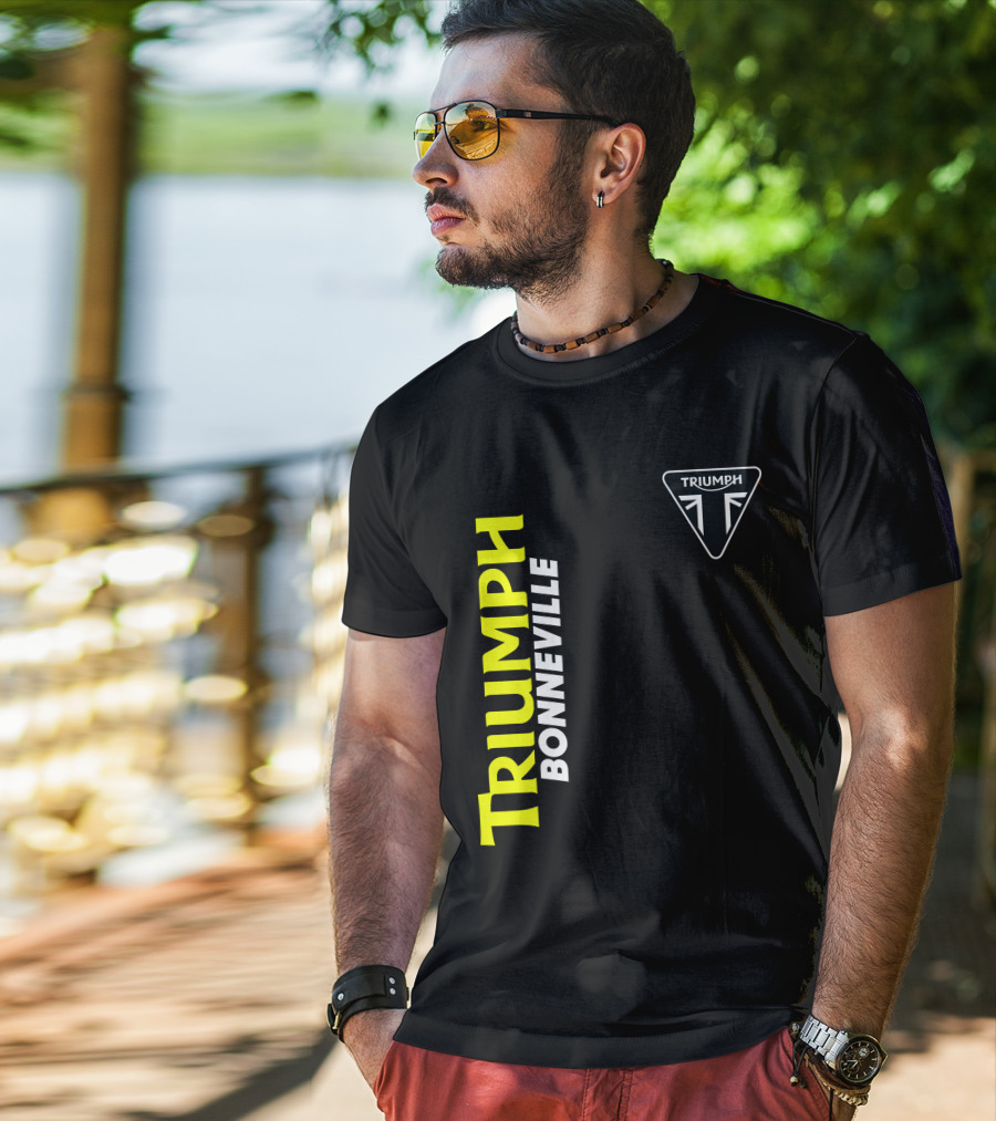 Triumph Bonneville Logo Triumph Triangular T-Shirt
