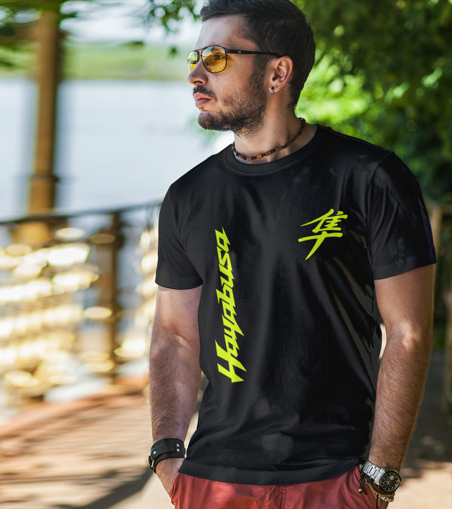 Hayabusa Kanji Vertical Style T-Shirt