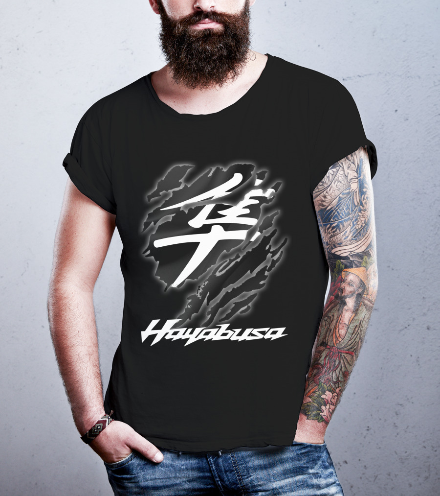Hayabusa Japanese Kanji Claw Marks T-Shirt