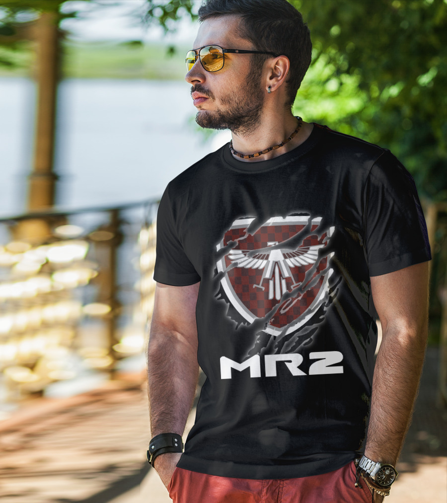 Toyota Mr2 Checker Shield Eagle Rip T-Shirt