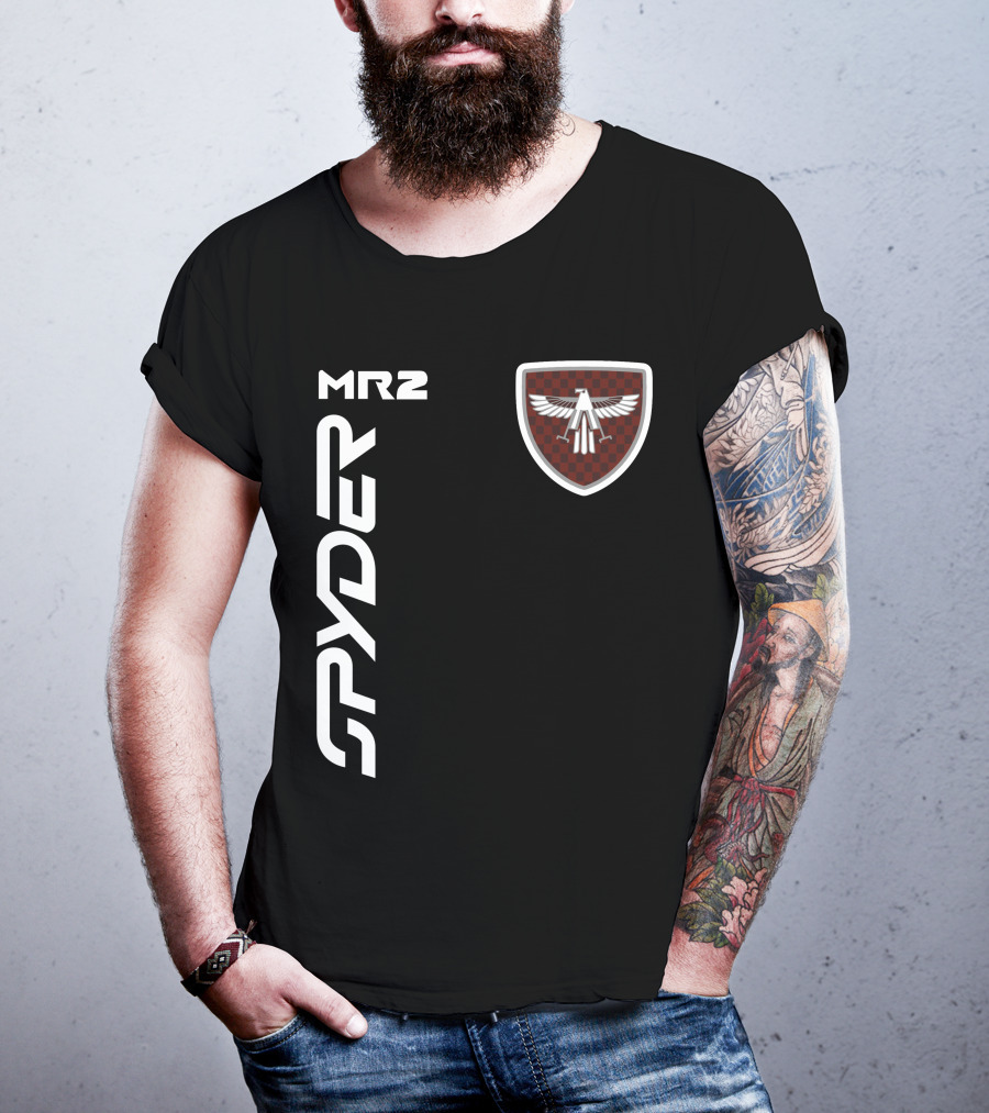 Spyder Mr2 Falcon Emblem Vertical Layout T-Shirt