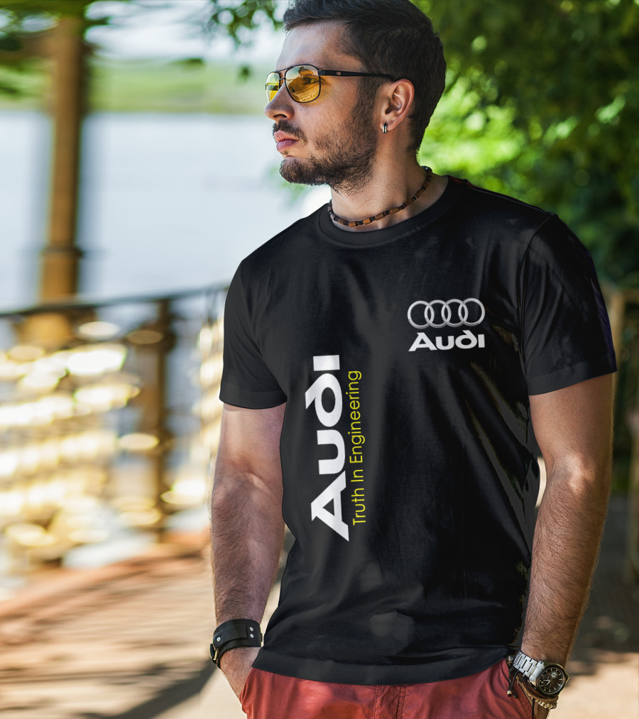 Audi Truth In Engineering Logo Rings T-Shirt