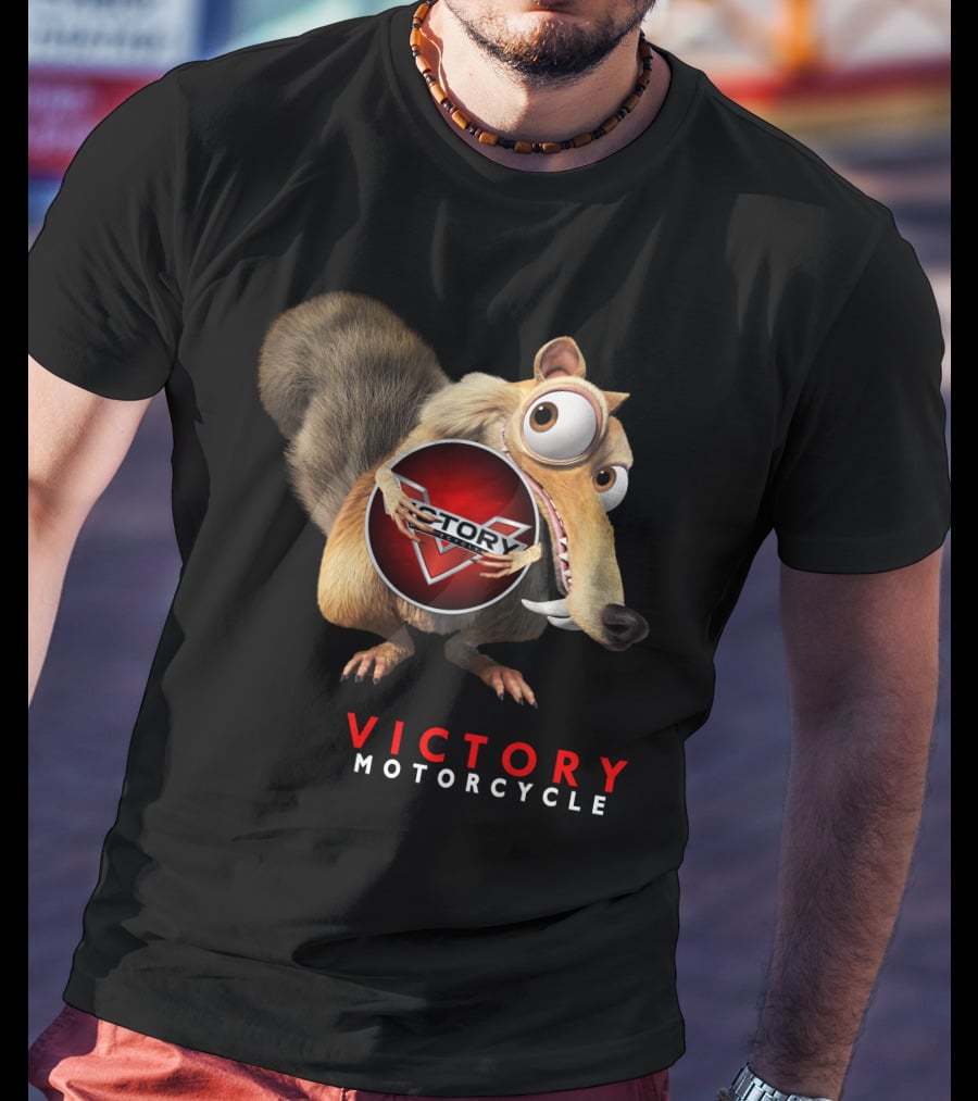 Victory Motorcycle Ice Age Scrat T-Shirt