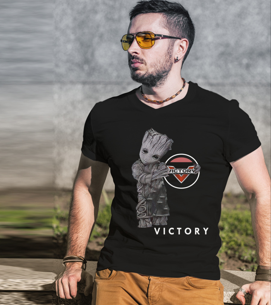 Victory Baby Groot Superhero Guardian T-Shirt