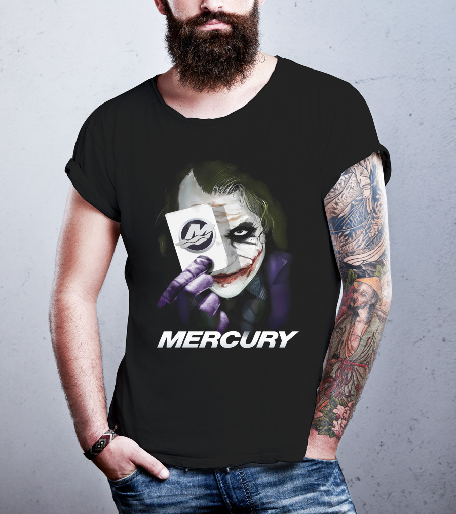 Mercury M Comic Villain Cardface T-Shirt