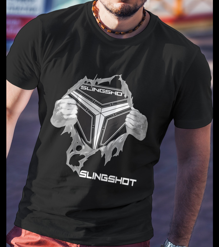 Slingshot 09 Ripped Design Hands Tearing T-Shirt
