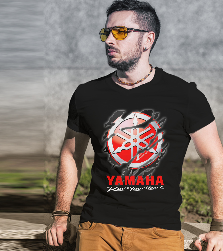Yamaha Revs Your Heart 04 Red T-Shirt