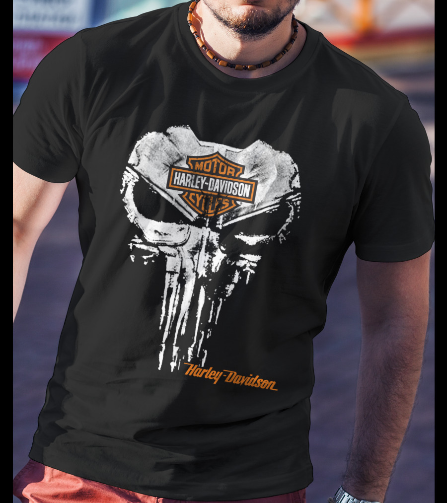 Harley Davidson Punisher Skull T-Shirt