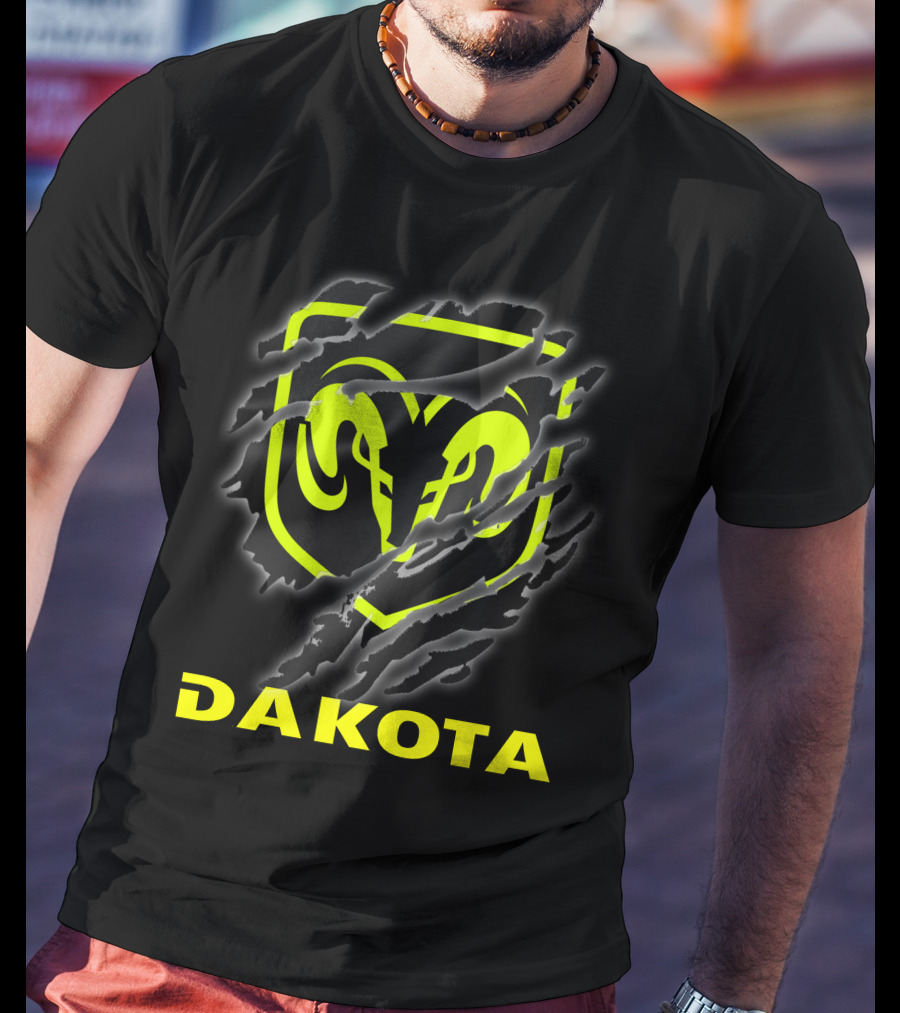 Dakota Ram Logo Claw Marks T-Shirt