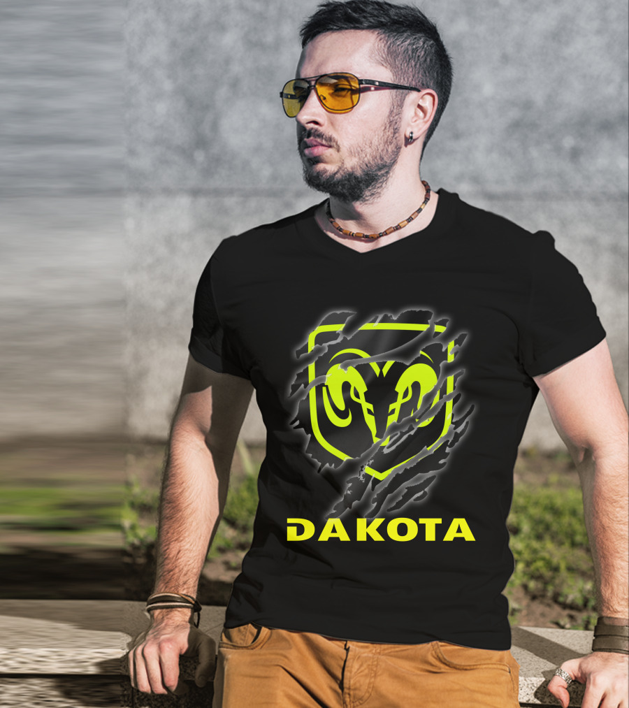 Dakota Ram Logo Claw Marks T-Shirt