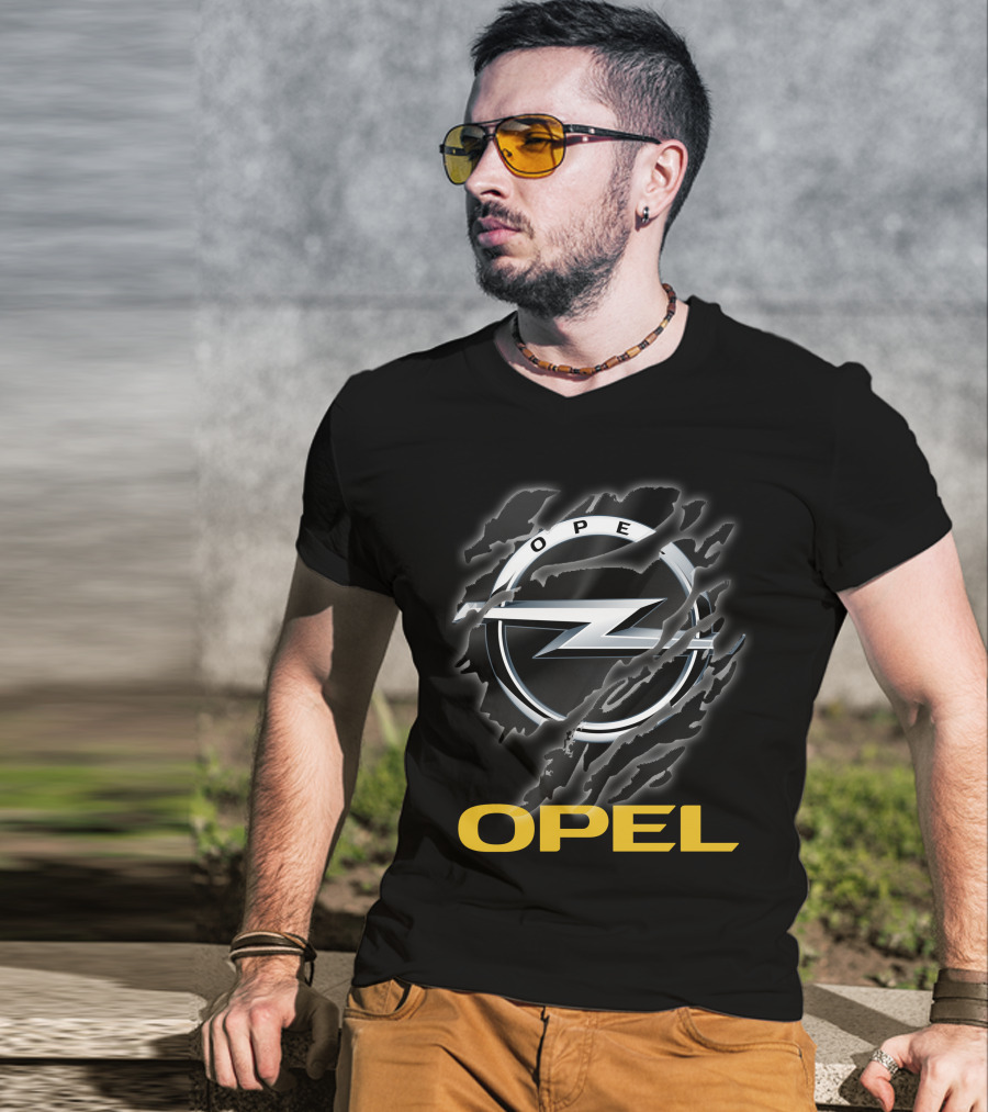 Opel 04 Logo With Claw Marks And Silver Z Symbol T-Shirt