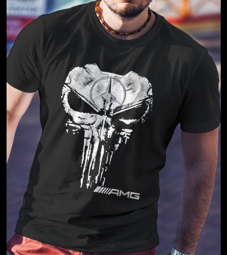 Amg Punisher Skull Mercedes T-Shirt