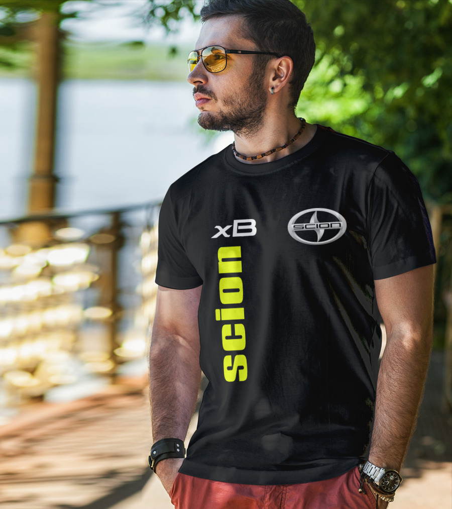 Scion Xb Logo Vertical And Horizontal T-Shirt