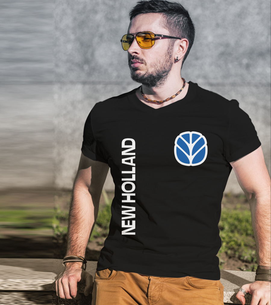 New Holland 12 Logo Blue T-Shirt
