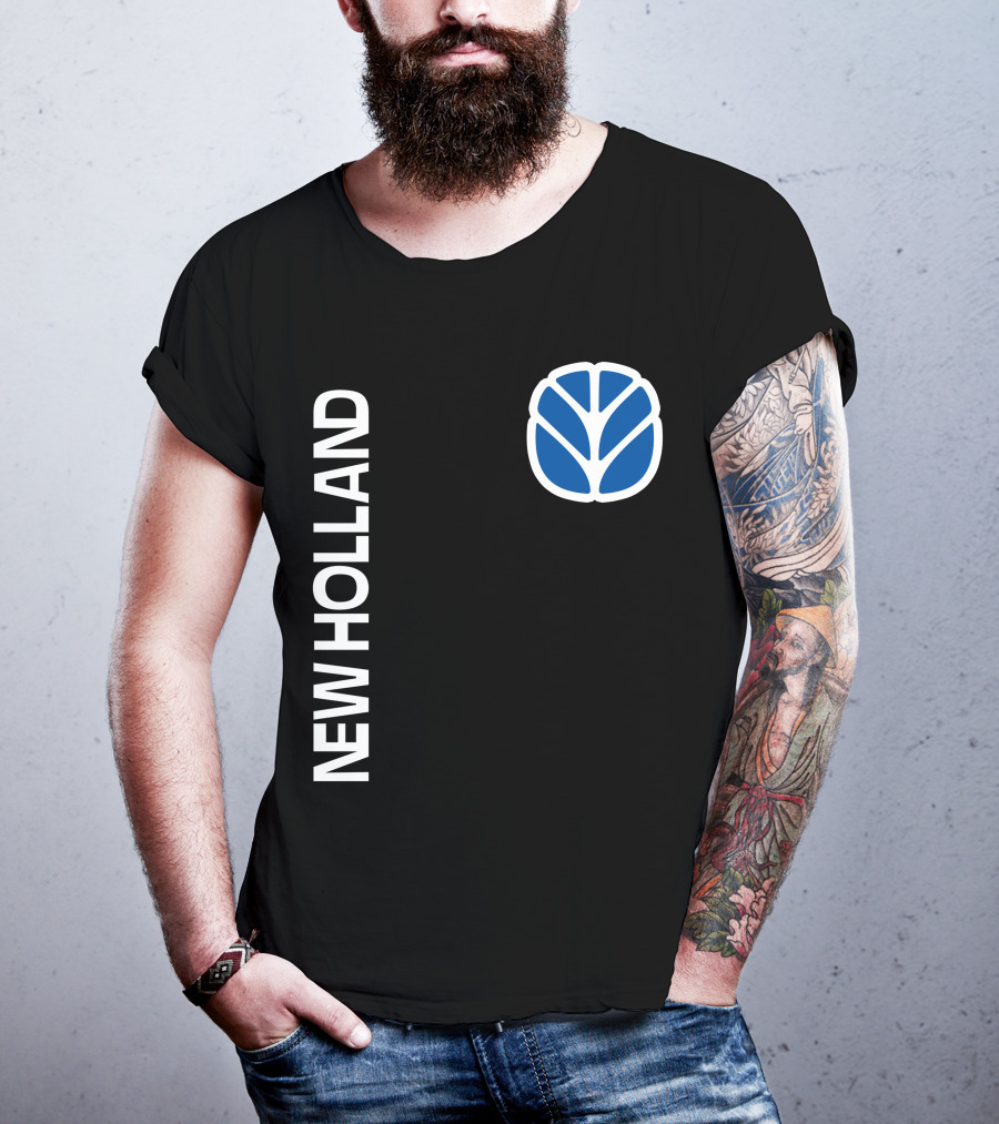 New Holland 12 Logo Blue T-Shirt