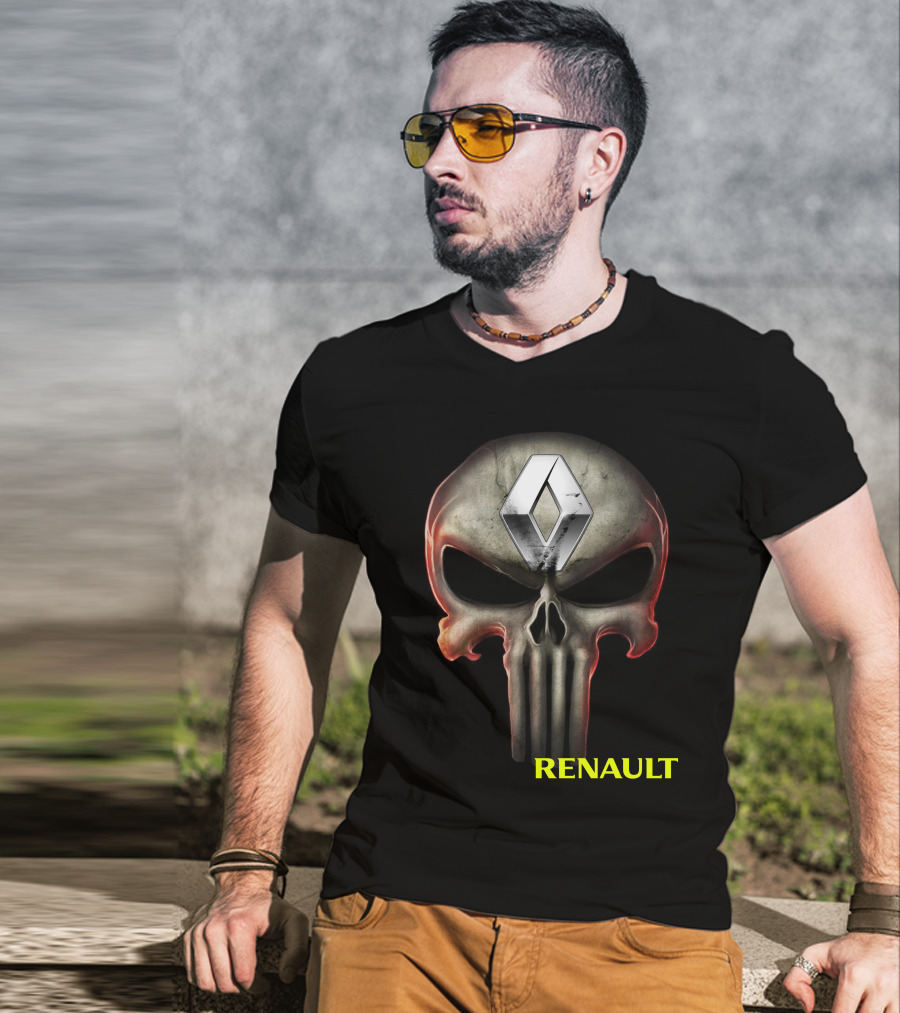 Renault Punisher Skull T-Shirt