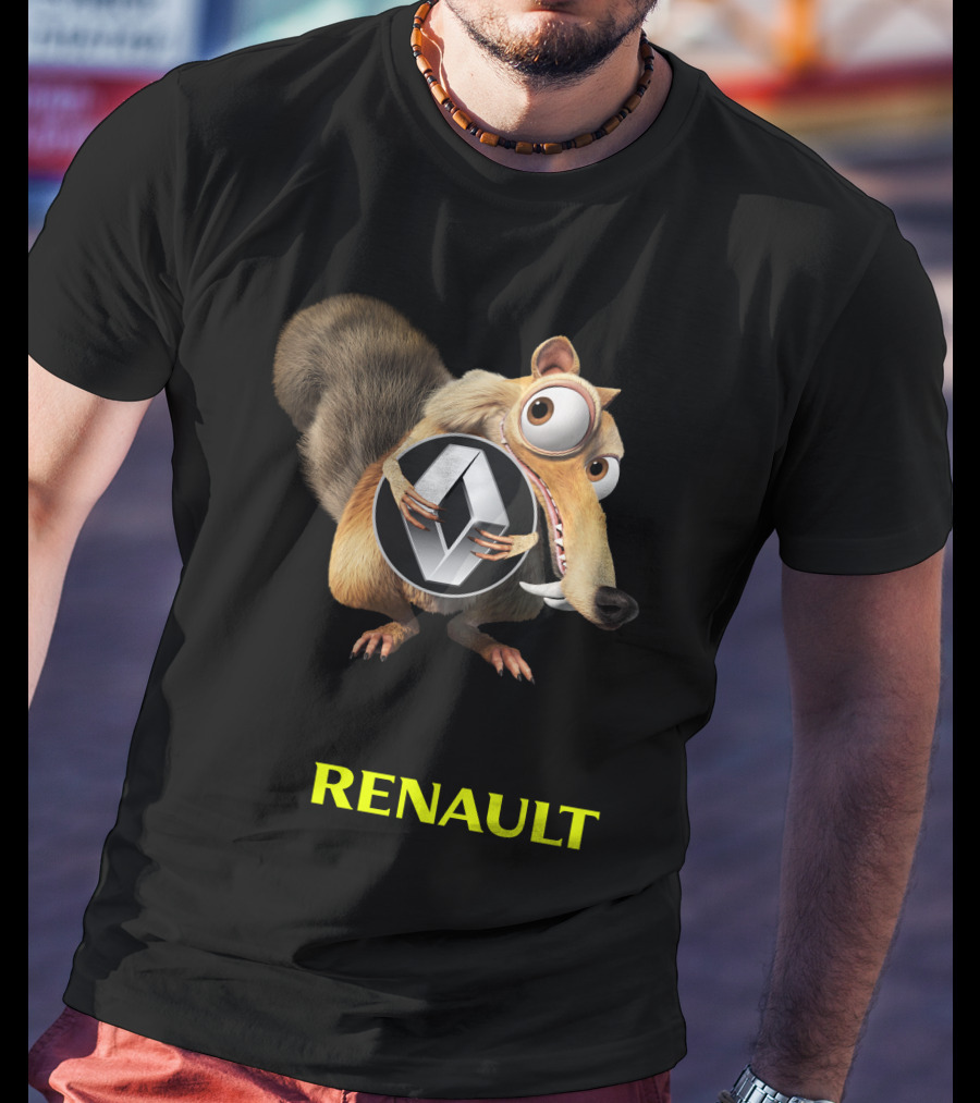 Renault Scrat Ice Age Logo Crossover T-Shirt