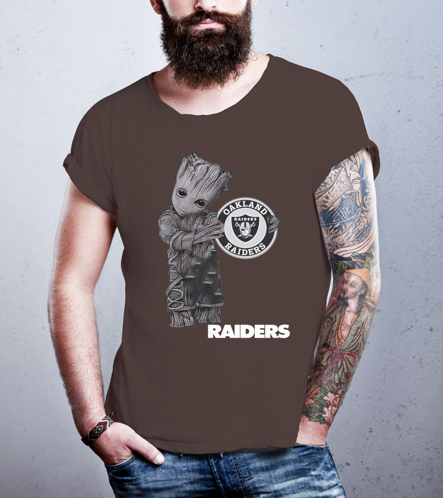 Oakland Raiders Groot Holding T-Shirt