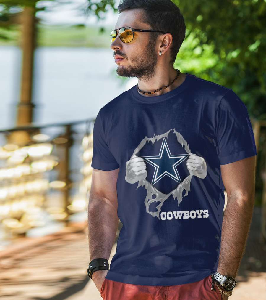 Cowboys 07 Star Logo Burst T-Shirt