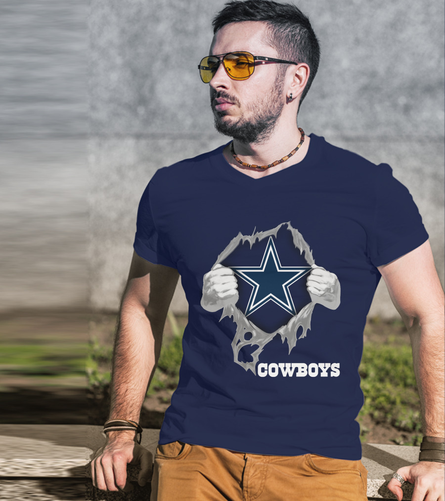 Cowboys 07 Star Logo Burst T-Shirt