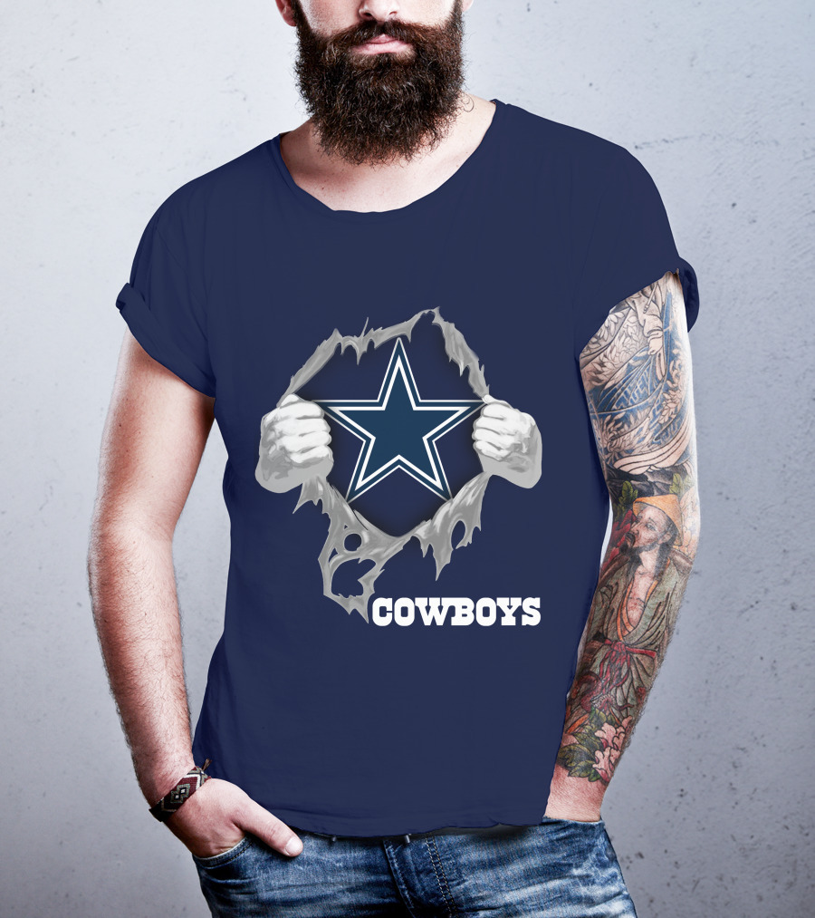 Cowboys 07 Star Logo Burst T-Shirt