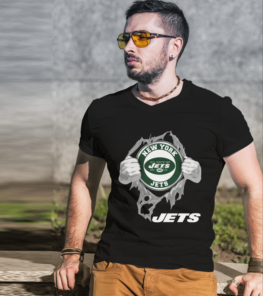 New York Jets 05 Peeling Hands T-Shirt
