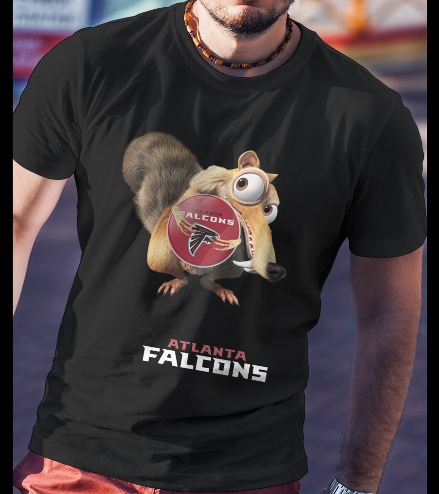 Atlanta Falcons Ice Age Crossover Scrat T-Shirt