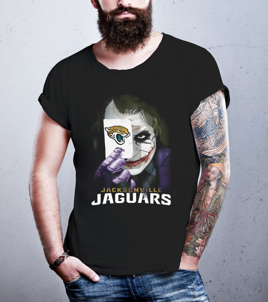 Jacksonville Jaguars Joker Playing Card Face Paint T-Shirt