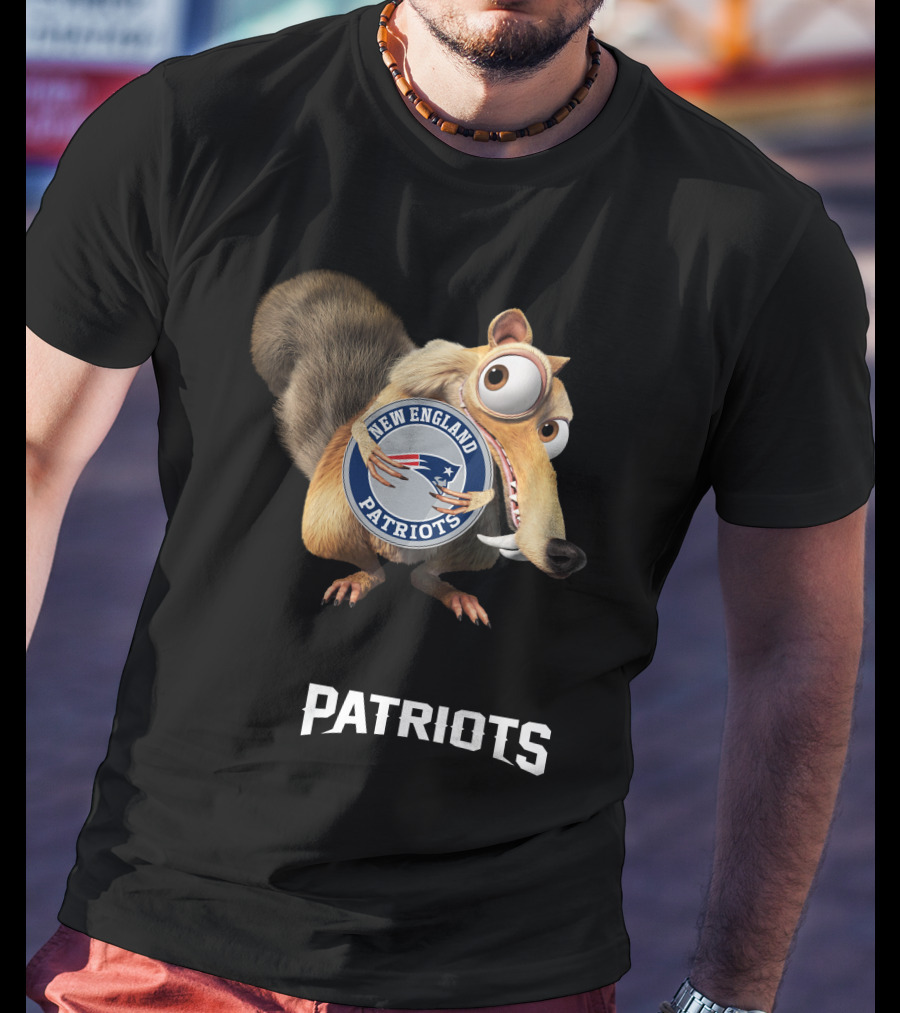 New England Patriots Scrat Fan Enthusiast T-Shirt